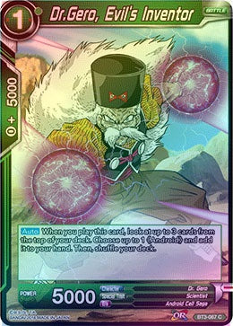 Dr. Gero, Evil's Inventor - BT3-067 - Common (Foil) available at 401 Games Canada