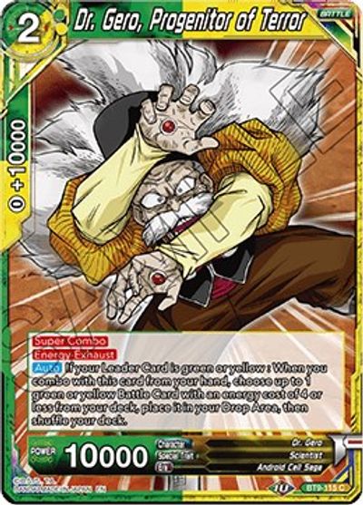 Dr. Gero, Progenitor of Terror - BT9-115 - Common available at 401 Games Canada