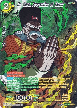 Dr. Gero, Progenitor of Terror - BT9-115 - Promo (Collector's Selection Vol. 2) available at 401 Games Canada