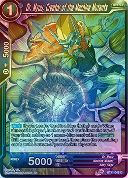 Dr. Myuu, Creator of the Machine Mutants - BT11-048 - Common (FOIL) available at 401 Games Canada