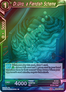 Dr.Uiro, a Fiendish Scheme - BT8-056 - Uncommon (FOIL) available at 401 Games Canada