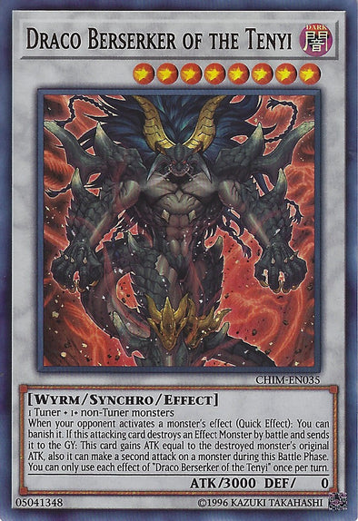 Draco Berserker of the Tenyi - CHIM-EN035 - Ultra Rare - Unlimited available at 401 Games Canada