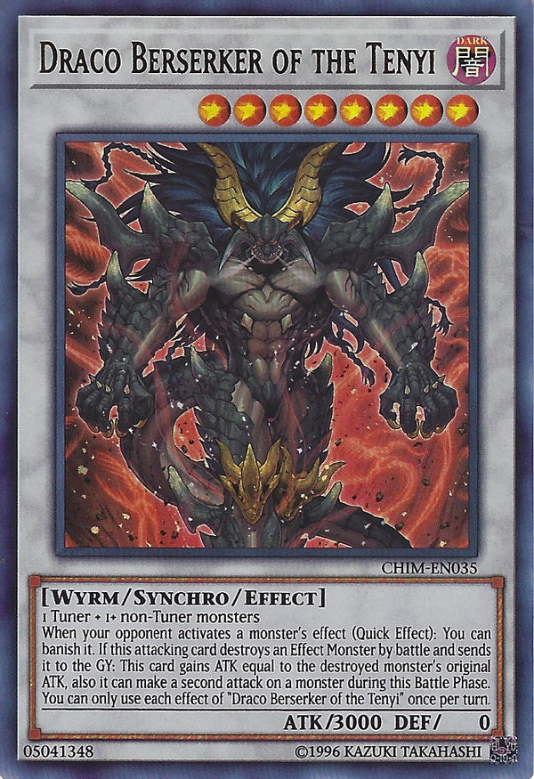 Draco Berserker of the Tenyi - CHIM-EN035 - Ultra Rare - Unlimited available at 401 Games Canada