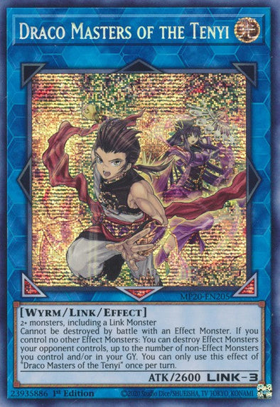 Draco Masters of the Tenyi - MP20-EN205 - Prismatic Secret Rare - 1st Edition available at 401 Games Canada