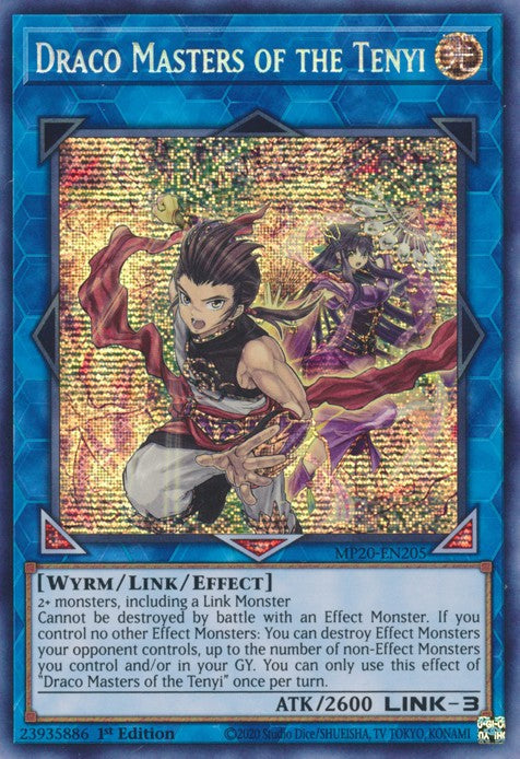 Draco Masters of the Tenyi - MP20-EN205 - Prismatic Secret Rare - 1st Edition available at 401 Games Canada