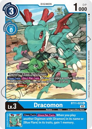Dracomon - BT11-022 - Uncommon available at 401 Games Canada