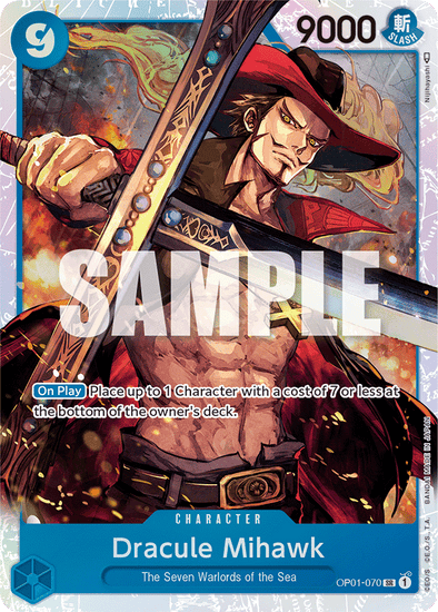 Dracule Mihawk - OP01-070 - Super Rare available at 401 Games Canada