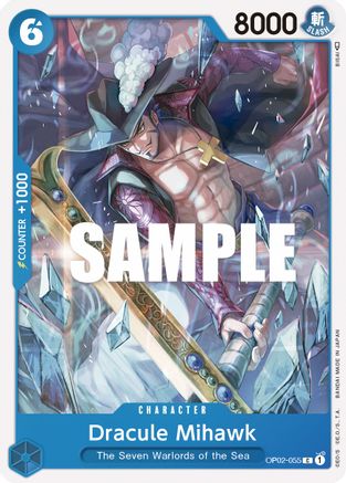 Dracule Mihawk - OP02-055 - Common available at 401 Games Canada