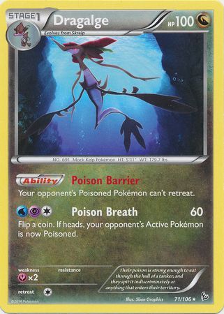 Dragalge - 71/106 - Rare available at 401 Games Canada