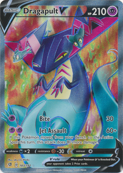 Dragapult V - 183/192 - Full Art Ultra Rare available at 401 Games Canada