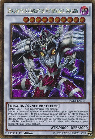 Dragocytos Corrupted Nethersoul Dragon - PGL2-EN014 - Gold Secret Rare - 1st Edition available at 401 Games Canada