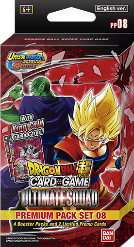 Dragon Ball Super - Ultimate Squad - Premium Pack Set 08 available at 401 Games Canada