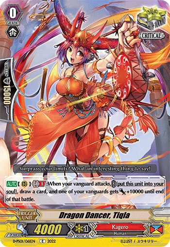 Dragon Dancer, Tiqla - D-PS01/061 - Common available at 401 Games Canada