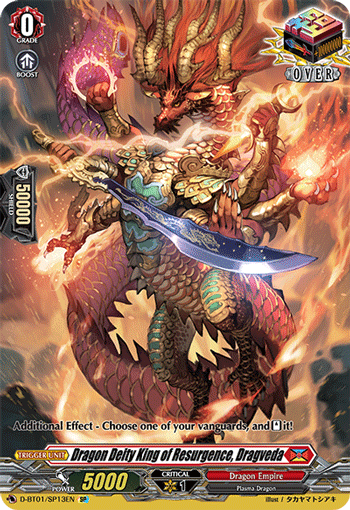 Dragon Deity King of Resurgence, Dragveda - D-BT01/SP13 - SP available at 401 Games Canada