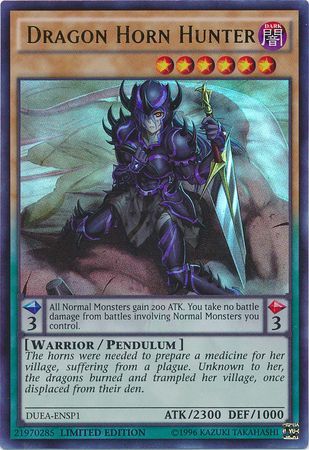 Dragon Horn Hunter - DUEA-ENSP1 - Ultra Rare - Limited Edition available at 401 Games Canada