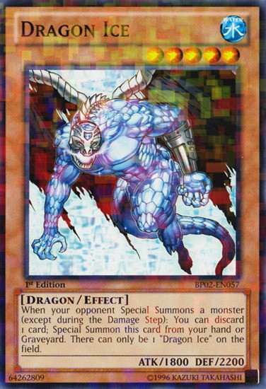 Dragon Ice - BP02-EN057 - Mosaic Rare - 1st Edition available at 401 Games Canada