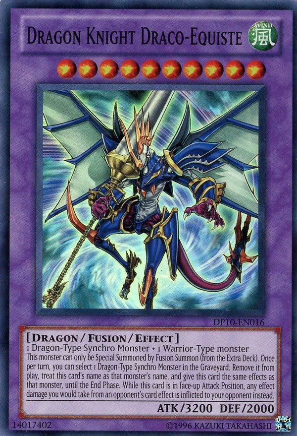 Dragon Knight Draco-Equiste - DP10-EN016 - Super Rare - Unlimited available at 401 Games Canada