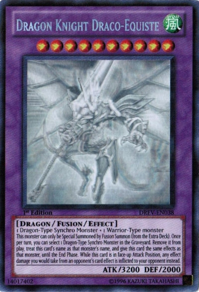 Dragon Knight Draco-Equiste - DREV-EN038 - Ghost Rare - 1st Edition available at 401 Games Canada