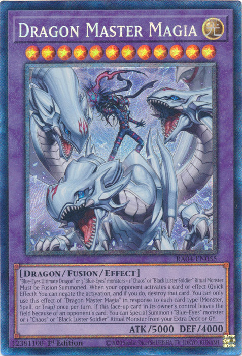 Dragon Master Magia (PCR) - RA04-EN055 - Prismatic Collector's Rare - 1st Edition