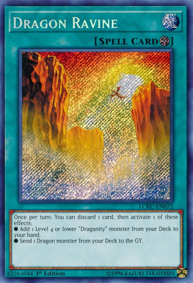 Dragon Ravine - LCKC-EN072 - Secret Rare - 1st Edition available at 401 Games Canada