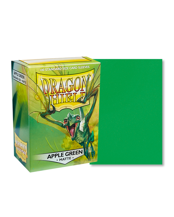 Dragon Shield - 100ct Standard Size - Apple Green Matte available at 401 Games Canada