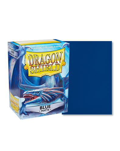 Dragon Shield - 100ct Standard Size - Blue Matte available at 401 Games Canada
