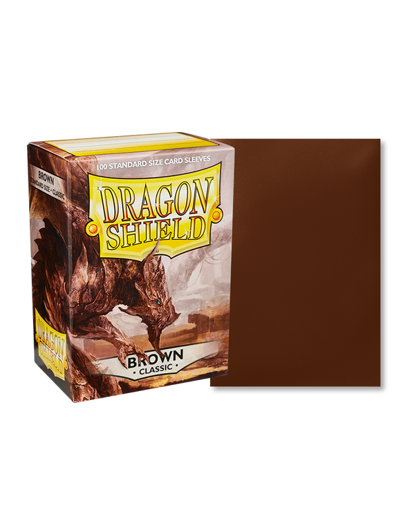 Dragon Shield - 100ct Standard Size - Brown available at 401 Games Canada
