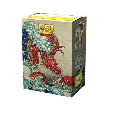 Dragon Shield - 100ct Standard Size - Brushed Art - The Great Wave available at 401 Games Canada