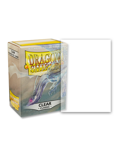 Dragon Shield - 100ct Standard Size - Clear available at 401 Games Canada