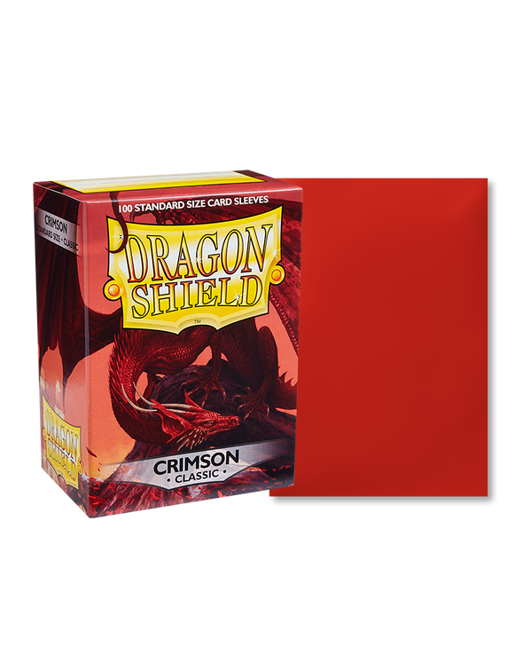 Dragon Shield - 100ct Standard Size - Crimson available at 401 Games Canada