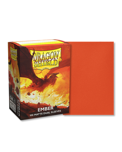 Dragon Shield - 100ct Standard Size - Dual - Ember Matte available at 401 Games Canada