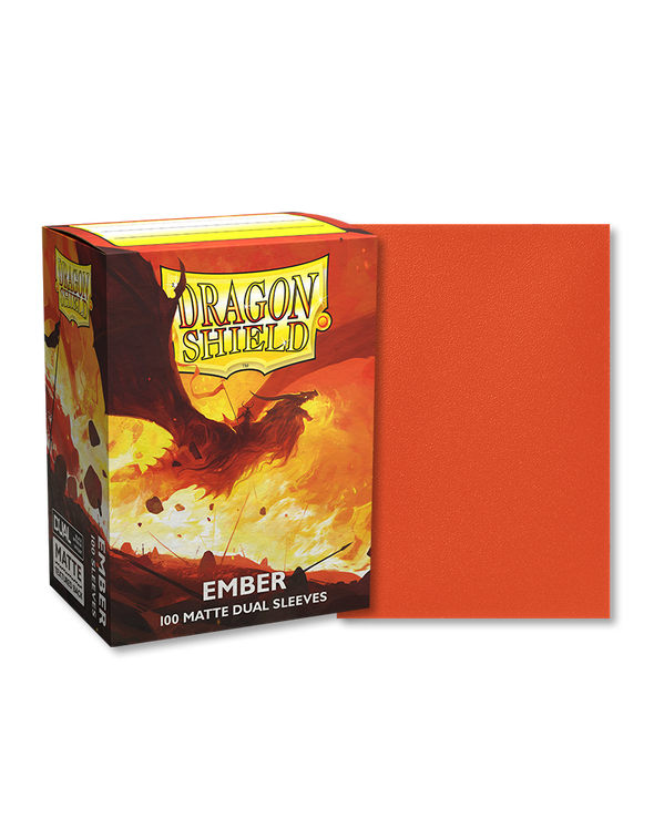 Dragon Shield - 100ct Standard Size - Dual - Ember Matte available at 401 Games Canada