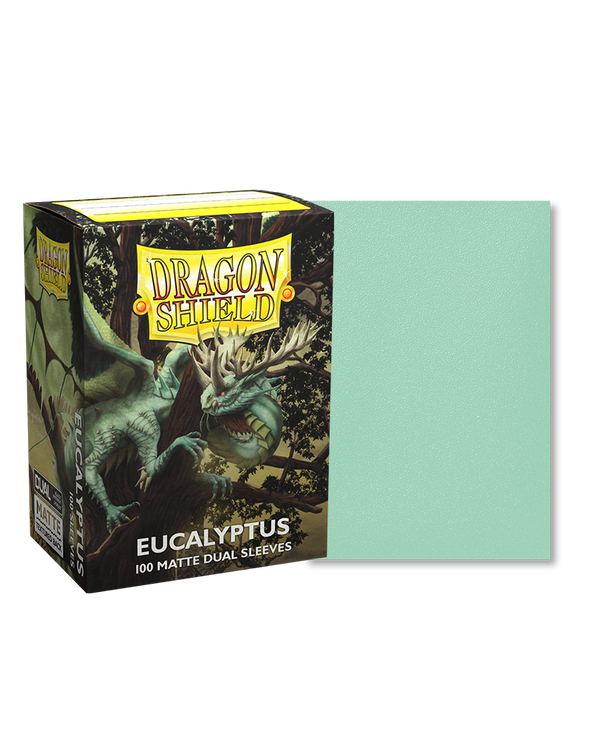 Dragon Shield - 100ct Standard Size - Dual - Eucalyptus Matte available at 401 Games Canada