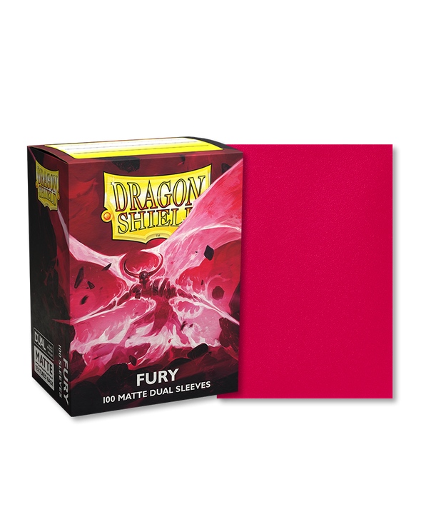 Dragon Shield - 100ct Standard Size - Dual - Fury Matte available at 401 Games Canada