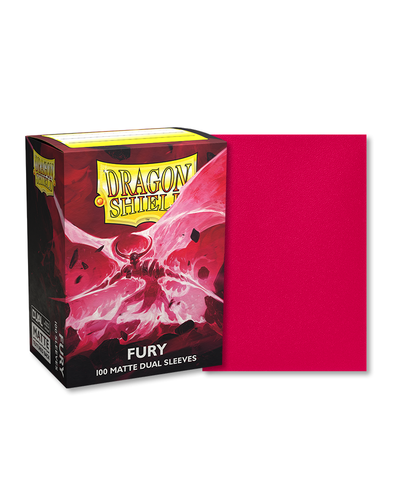 401 Games Canada - Dragon Shield - 100ct Standard Size - Dual - Fury Matte