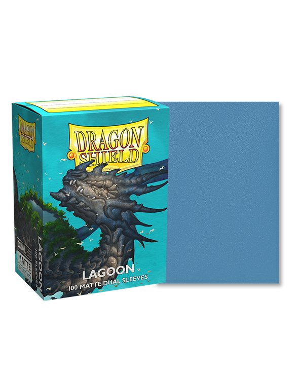 Dragon Shield - 100ct Standard Size - Dual - Lagoon Matte available at 401 Games Canada