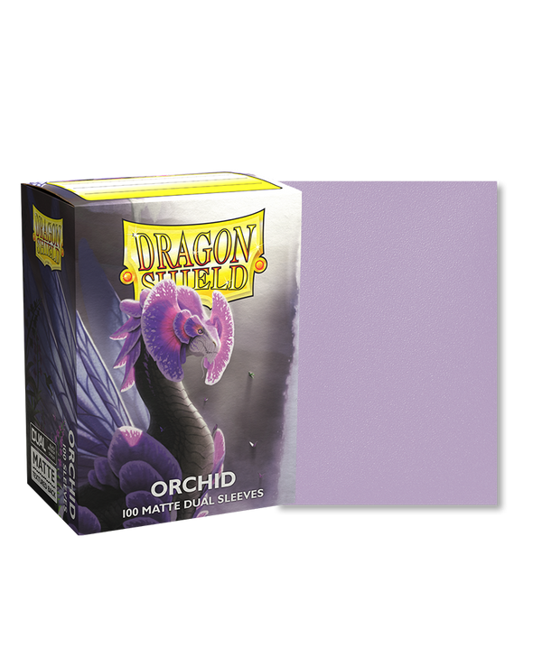 Dragon Shield - 100ct Standard Size - Dual - Orchid Matte available at 401 Games Canada