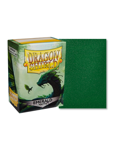 Dragon Shield - 100ct Standard Size - Emerald Matte available at 401 Games Canada