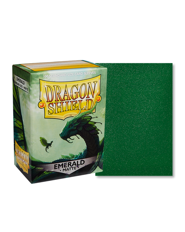 Dragon Shield - 100ct Standard Size - Emerald Matte available at 401 Games Canada