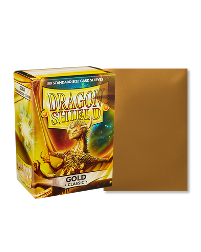 Dragon Shield - 100ct Standard Size - Gold available at 401 Games Canada