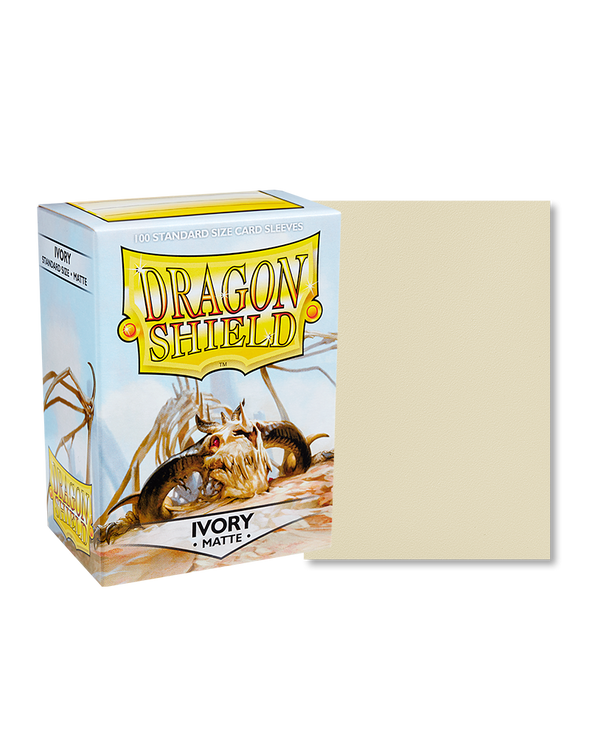 Dragon Shield - 100ct Standard Size - Ivory Matte available at 401 Games Canada