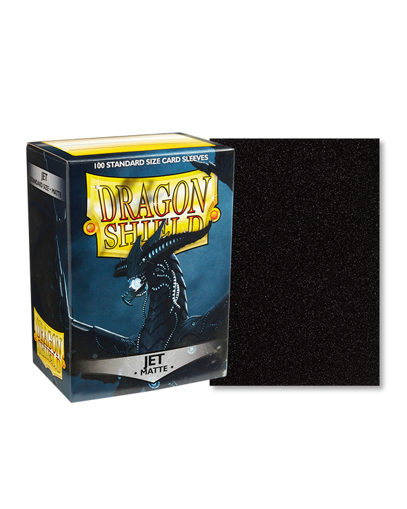 Dragon Shield - 100ct Standard Size - Jet Matte available at 401 Games Canada