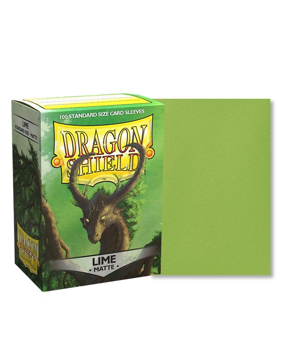 Dragon Shield - 100ct Standard Size - Lime Matte available at 401 Games Canada