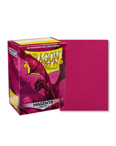 Dragon Shield - 100ct Standard Size - Magenta Matte available at 401 Games Canada