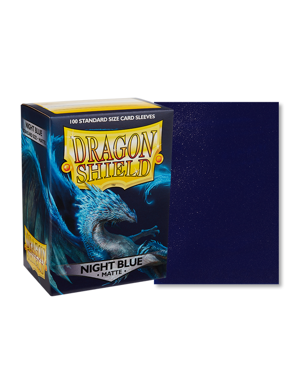 Dragon Shield - 100ct Standard Size - Night Blue Matte available at 401 Games Canada