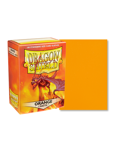 Dragon Shield - 100ct Standard Size - Orange Matte available at 401 Games Canada