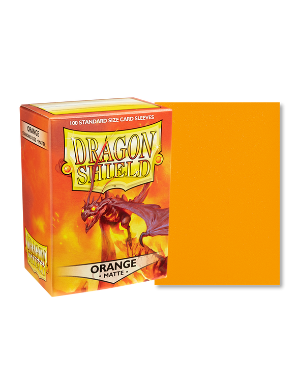 Dragon Shield - 100ct Standard Size - Orange Matte available at 401 Games Canada