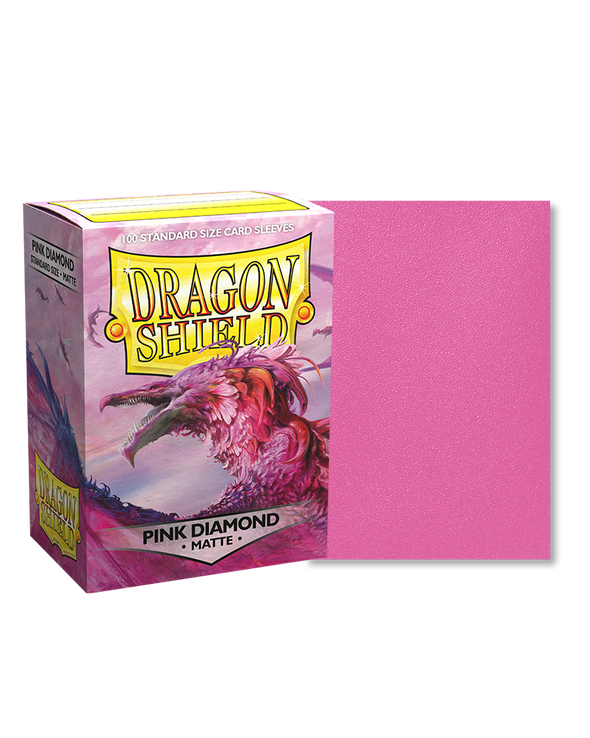 Dragon Shield - 100ct Standard Size - Pink Diamond Matte available at 401 Games Canada