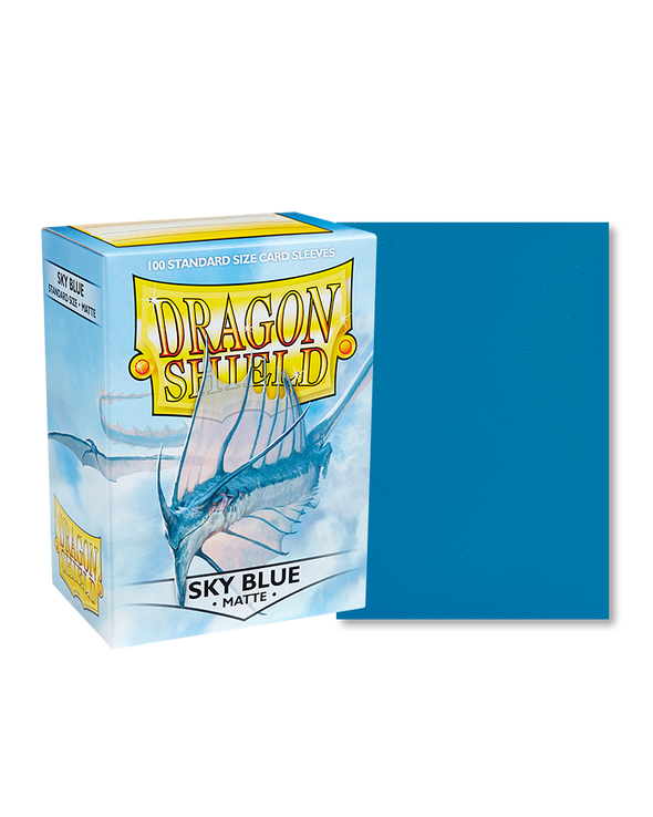 Dragon Shield - 100ct Standard Size - Sky Blue Matte available at 401 Games Canada