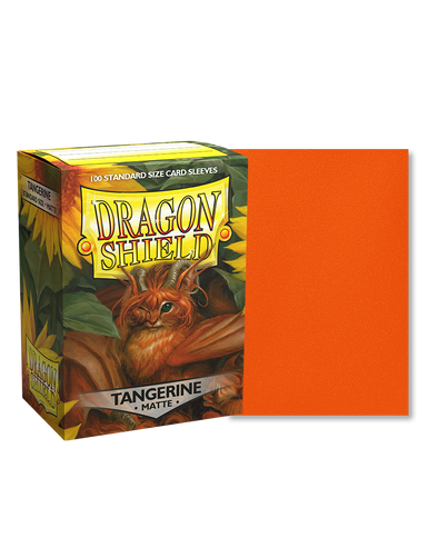 Dragon Shield - 100ct Standard Size - Tangerine Matte available at 401 Games Canada